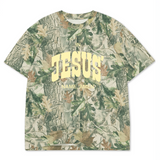 In Jesus' Name Amen Western Heavyweight Tee Camo