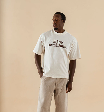 For Him - The “In Jesus’ Name, Amen” Tee