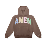 Crop Brown Hoodie AMEN