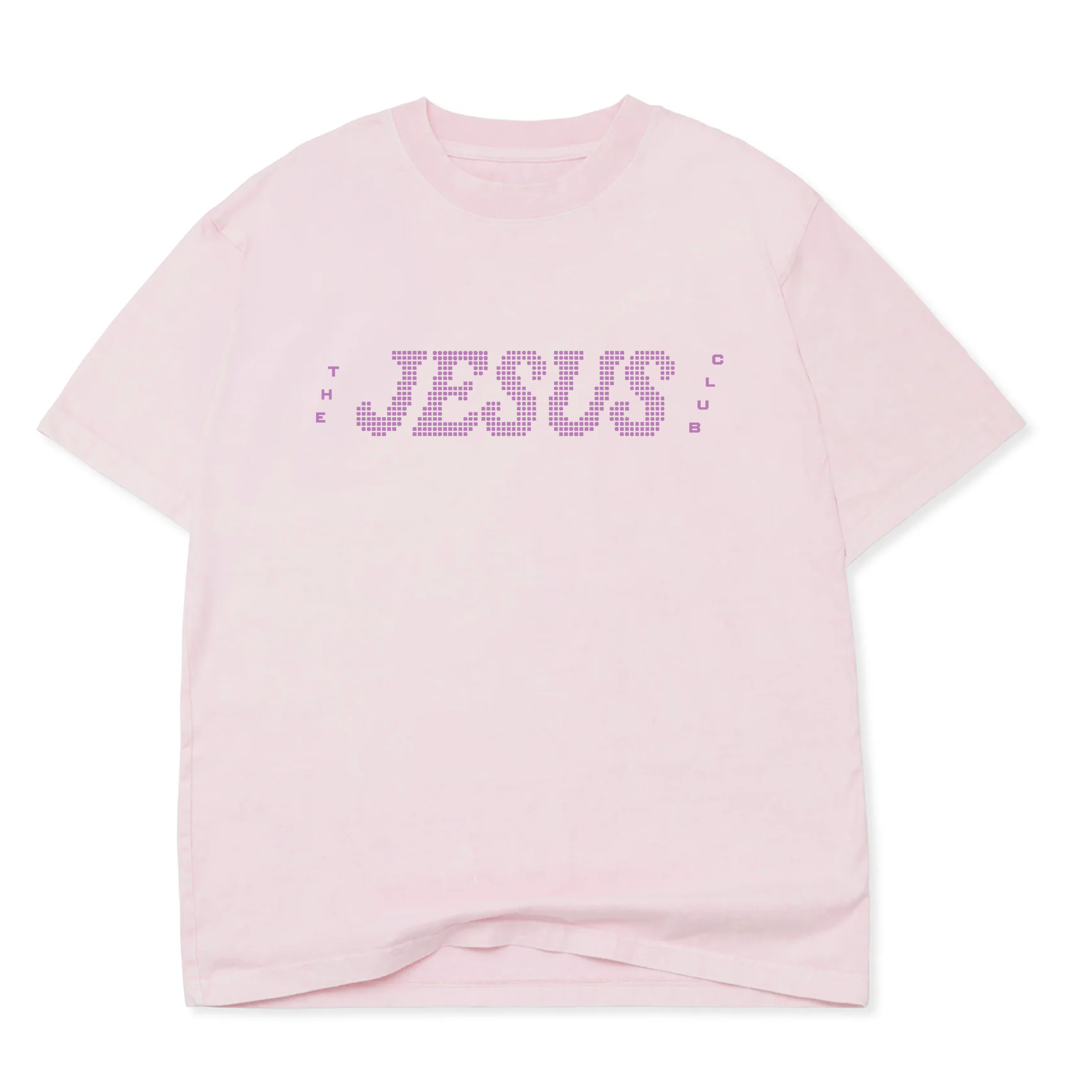 The Jesus Club Tee Light Pink