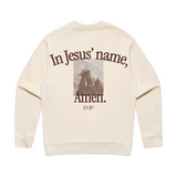 In Jesus' Name Amen Graphic Crewneck