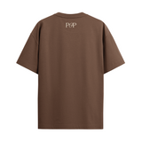 In Jesus' Name Amen Western Heavyweight Tee Chocolate
