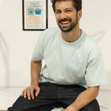 Pray Adult Tee Light Blue