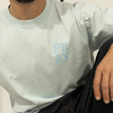 Pray Adult Tee Light Blue