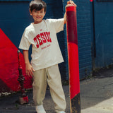 Kids In Jesus' Name Amen Western Tee Cream