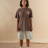 Give it to God Relaxed Heavyweight T-Shirt Chocolate